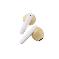 Bluetoothイヤホン/完全ワイヤレス/AAC対応/低遅延モード/セミオープン/タッチセンサー/マカロンイエロー LBT-TWS17CSYL