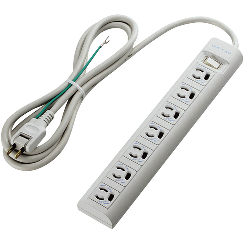 OAタップ/3P/7個口/マグネット/抜け止め/スイッチ/2.0m T-Y3A-3720WH