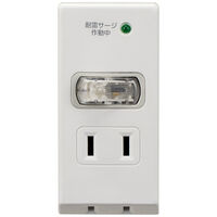 耐雷集中SWタップ 2個口 ホワイト LP-S200(W)