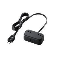 USBタップ/USB Type-C×1(最大20W)/USB-A×1(最大12W)/最大出力20W/AC差込口×2/2.0m/ブラック T-U04-2220BK