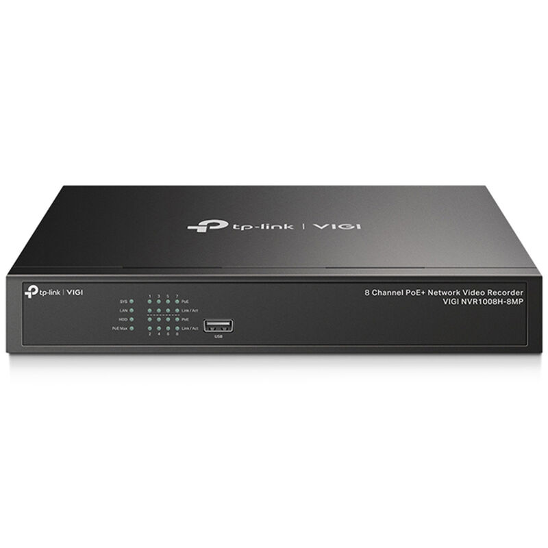 VIGI 8チャンネル PoE+ ネットワークビデオレコーダー VIGI NVR1008H-8MP