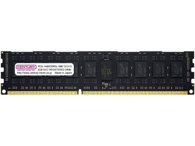 サーバー用 PC3L-14900/DDR3L-1866 16GB(8GBx2) 240pin Registered DIMM 1.5V/1.35V共用 日本製 CB8GX2-D3LRE186682