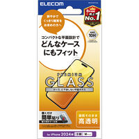 iPhone 16 Pro用ガラスフィルム/高透明 PM-A24CFLGG