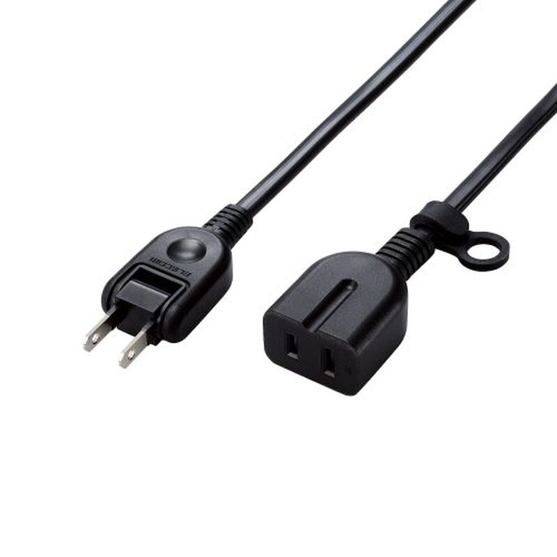 延長タップ/スタンダード/ホコリ防止シャッター付/2.0m/ブラック T-X01-2120BK