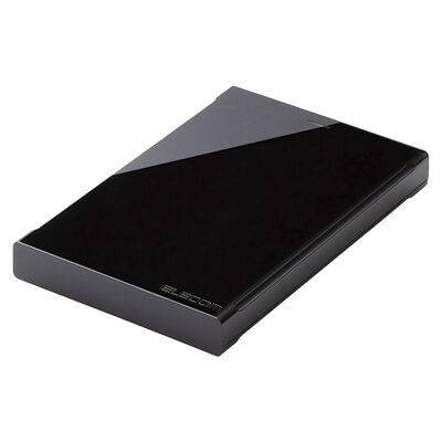 e:DISKポータブルハードディスク USB3.0 1TB Black ELP-CED010UBK