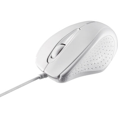 有線IR LEDマウス 3ボタンタイプ 簡易パッケージモデル ホワイト BSMRU21WHZ