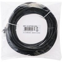 RoHS指令準拠LANケーブル/CAT6/爪折れ防止/10m/ブラック/簡易パッケージ仕様 LD-GPT/BK10/RS