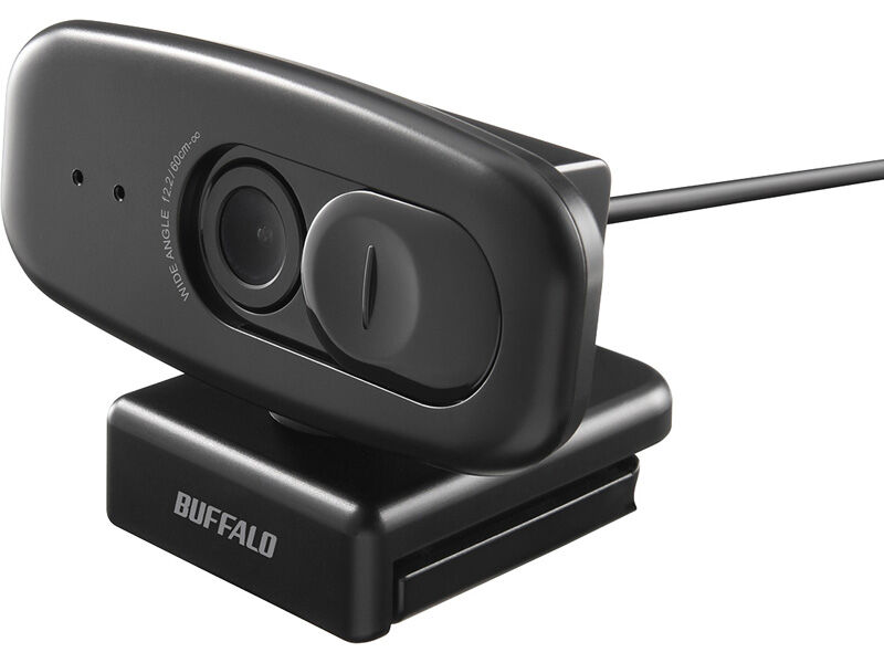 200万画素WEBカメラ 広角120°マイク内蔵 ブラック BSW500MBK