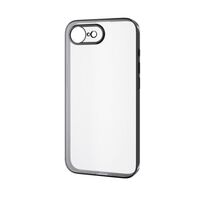 iPhone 16e/ソフトケース/極限保護/メタリック加工/メタリックブラック PM-A25SUCTMKBK