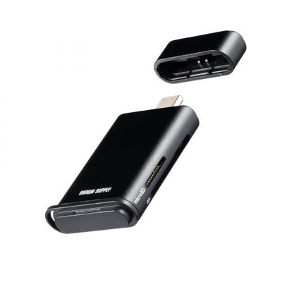 UHS-II対応 USB Type-C カードリーダー ADR-5TCMSD2BK