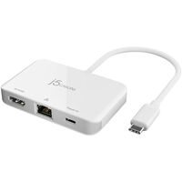 USB-C HDMI LAN PD変換アダプター JCA351