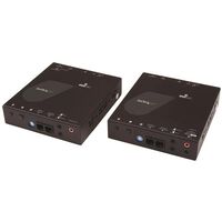IP対応HDMI延長分配器キット 4K/30Hz対応 LAN回線経由型HDMI信号エクステンダー送受信機セット Cat5e/Cat6ケーブル対応 ST12MHDLAN4K