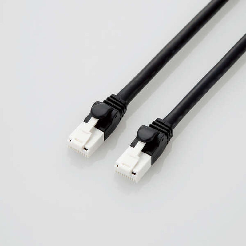 LANケーブル/PS5対応/CAT6A/爪折れ防止/7.0m/ブラック GM-LDGPAT/BK70