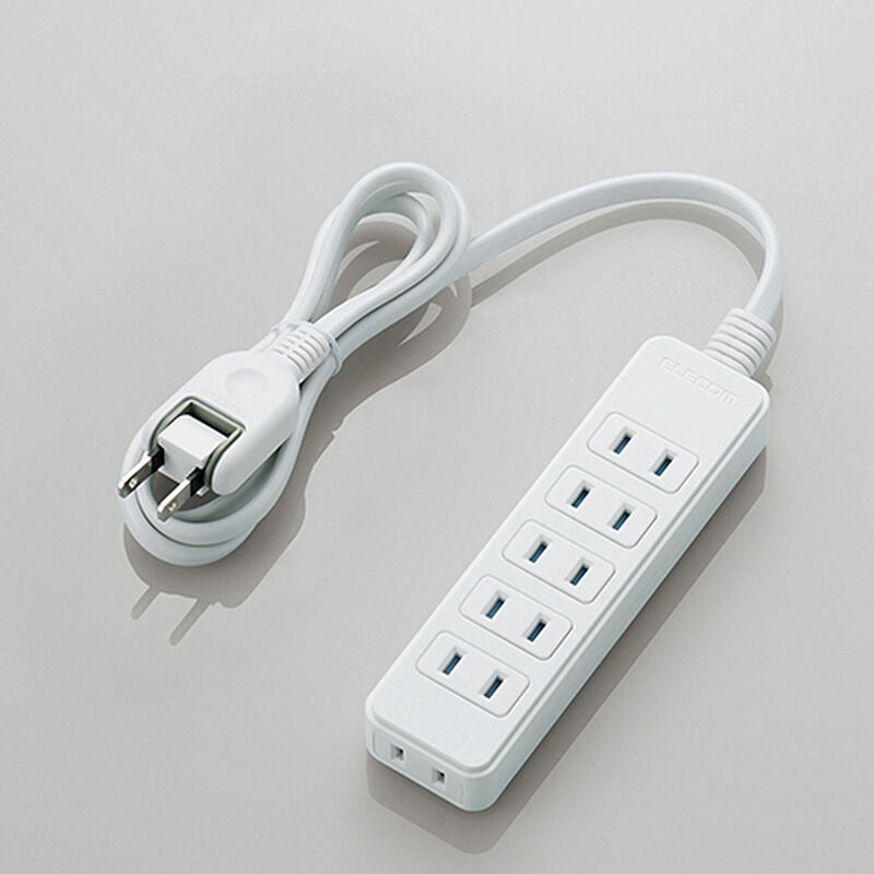 シャッタータップ/6個口/1m/ホワイト T-ST02N-2610WH