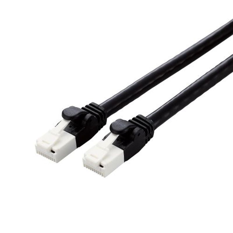 LANケーブル/CAT6A対応/EU RoHS指令準拠/爪折れ防止/簡易パッケージ仕様/5.0m/ブラック LD-GPAT/BK5/RS