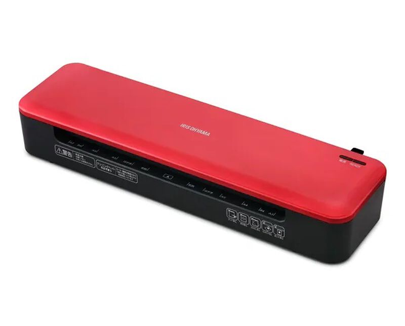 高速起動ラミネーターA3 2本ローラー レッド KHSL-A322-R