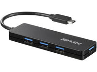 USB3.1（Gen1） Type-C 4ポート バスパワーハブ ブラック BSH4U120C1BK