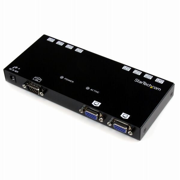 StarTech.com Cat5ケーブル対応8ポートVGAディスプレイエクステンダー延長器(送信機のみ) カテゴリ5 LANケーブルにて最大150m延長 最大8分配可能 2mvetro StarTech.com Cat5ケーブル対応8ポートVGAディスプレイ