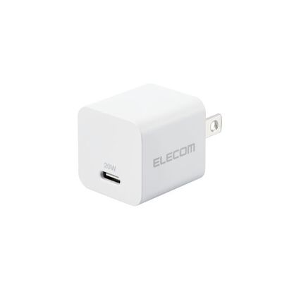 AC充電器/USB充電器/USB Power Delivery準拠/20W/USB-C1ポート/固定プラグ/ホワイト MPA-ACCP28WH
