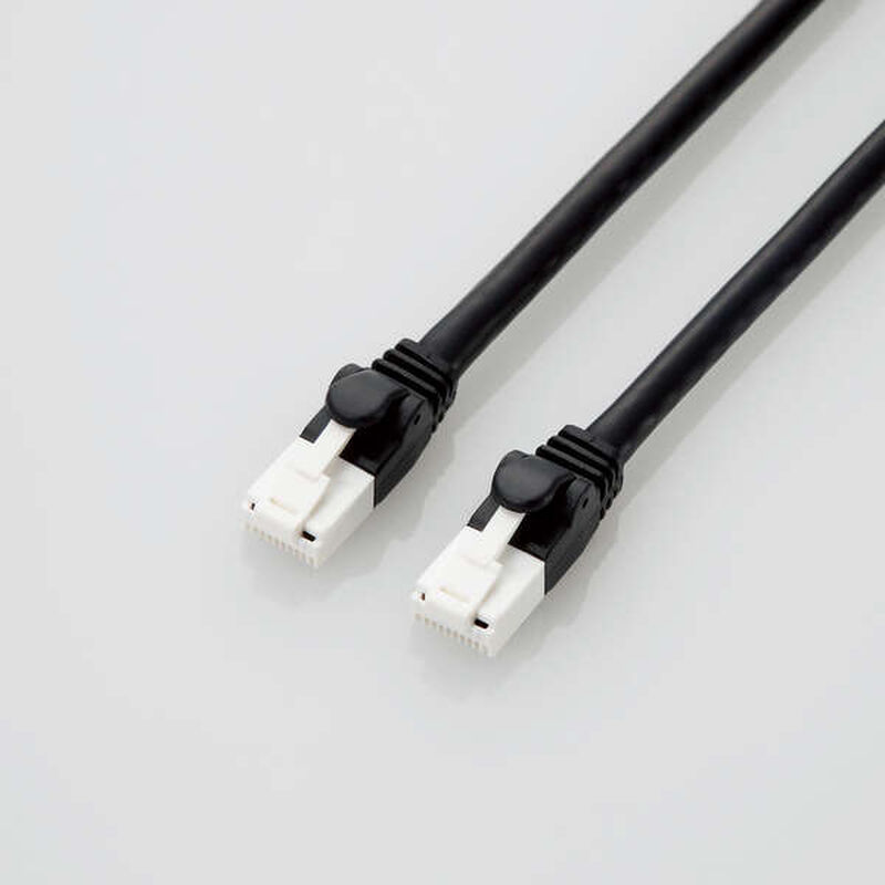 LANケーブル/PS5対応/CAT6A/爪折れ防止/1.0m/ブラック GM-LDGPAT/BK10