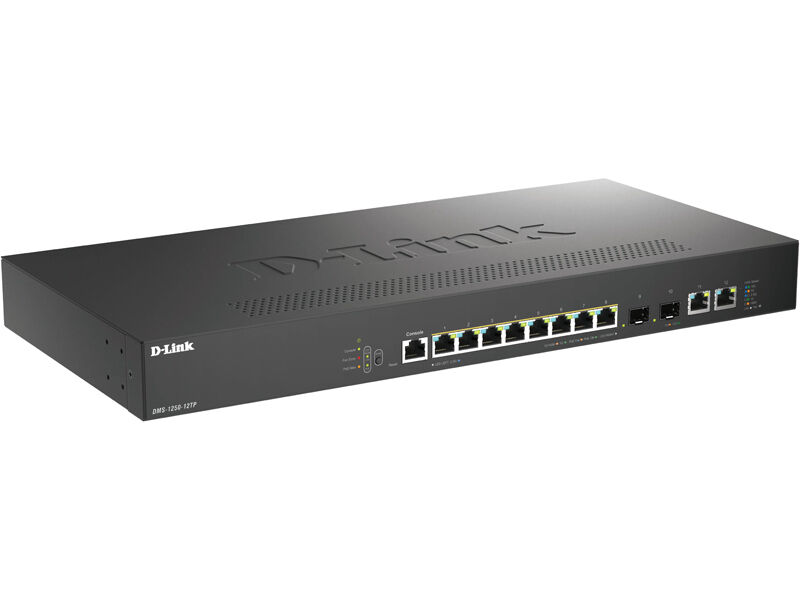 DMS-1250-12TP マルチギガL2スマートマネージドスイッチ、PoE+(Max240W給電)LLW保証 DMS-1250-12TP/A1