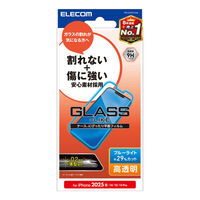 iPhone 16e/14/13/13 Proガラスライクフィルム/薄型/高透明/ブルーライトカット PM-A25SFLGLBL