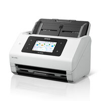 A4シートフィードスキャナー/A4片面70枚/分(200/300dpi)/両面同時読取/有線・無線LAN/4.3型タッチパネル DS-900WN