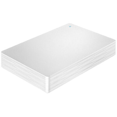 USB3.1 Gen1/2.0対応ポータブルハードディスク「カクうす Lite」 ホワイト 2TB HDPH-UT2DWR