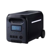 ポータブル電源/2560Wh/AC定格出力2500W/AC×4/USB-C×2/USB-A×4/シガーソケット/アンダーソン/ブラック DE-PS2500PBK
