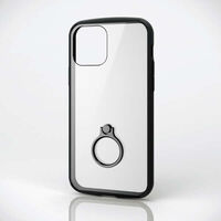 iPhone 12/iPhone 12 Pro用ハイブリッドケース/TOUGH SLIM LITE/フレームカラー/リング付き/ブラック PM-A20BTSLFCRBK