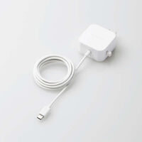 AC充電器/スマホ・タブレット用/2.4A出力/Type-C/USB-C/ケーブル一体型/1.5m/ホワイト MPA-ACC20WH