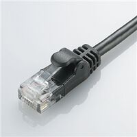 CAT5e準拠 やわらかLANケーブル 5m(ブラック) LD-CTY/BK5