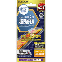 iPhone 16 Pro用ガラスフィルム/超強靭/高透明 PM-A24CFLGH