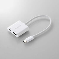 映像変換アダプター/USB Type-C to HDMI/60Hz/給電機能付/USB Power Delivery 60W対応/ホワイト MPA-CHDMIPDSMWH