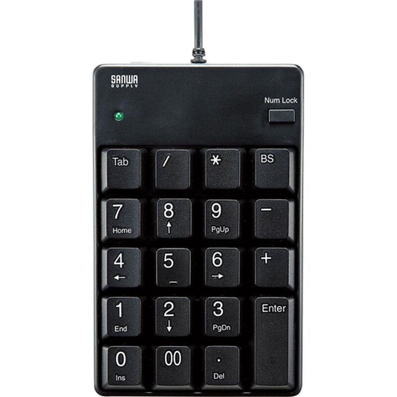 USBテンキー（ブラック） NT-17UBKN