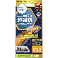 iPhone 16/iPhone 15用ガラスフィルム/超強靭/高透明 PM-A24AFLGH