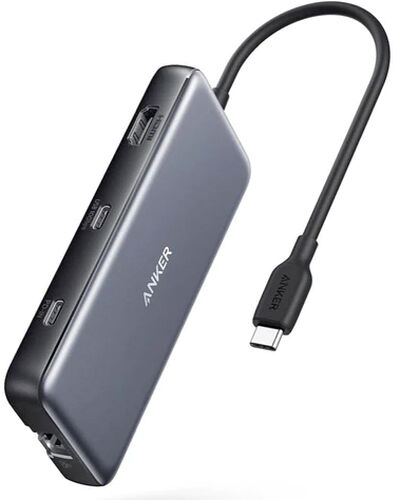 Anker PowerExpand 8-in-1 USB-C PD 10Gbps データハブ 100W USB PD USB-Cポート(グレー) A83830A2