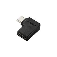 USB Type-Cアダプタ/L字/横向き/ブラック AD-CFCML01BK