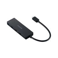 USB HUB/USB-C/USB5Gbps/バスパワー/4ポート/15cm/ブラック U3HC-H040BK
