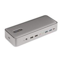 ドッキングステーション/USB-C接続/KVM機能/デュアルモニター/4K60Hz DisplayPort/5x USBハブ 129N-USBC-KVM-DOCK