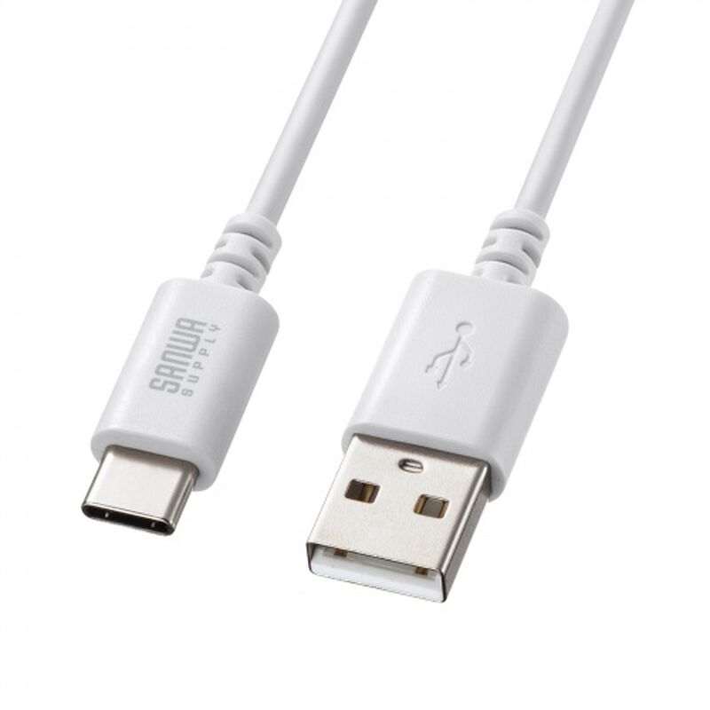 USB 2.0 Type-Cケーブル（C-A・2m・ホワイト） KU-CA20W