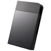 ICカード対応MILスペック 耐衝撃ボディー防雨防塵ポータブルHDD 1TB ブラック HD-PZN1.0U3-B
