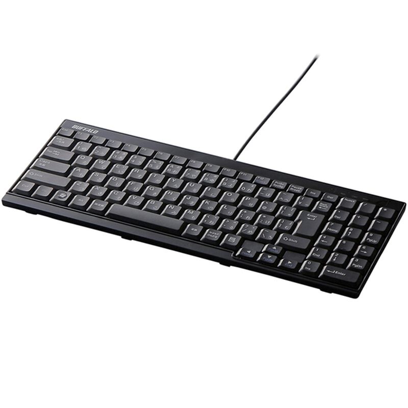 USB接続 有線スリムキーボード ブラック BSKBU14BK