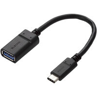 スマートフォン用USB3.1ケーブル/C-Aメス/認証品/0.15m/ブラック MPA-AFCM01NBK
