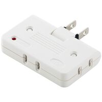 トリプルタップ 雷サージ防止付き ホワイト BSTAPD02WH