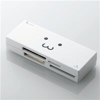 ケーブル収納46+2メディア対応カードリーダ ホワイト MR-C23WHF1