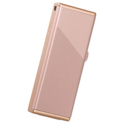 女性向け キャップレスデザイン USB3.0用 USBメモリー 16GB シャイニーコーラル RUF3-JW16G-SC