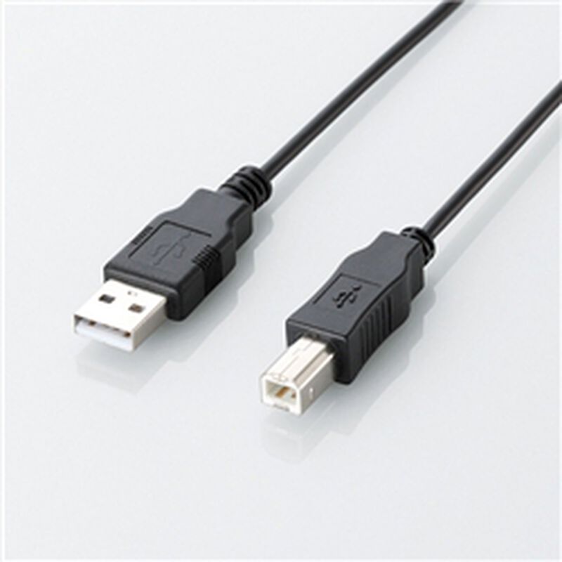 エコUSB2.0ケーブル/A-Bタイプ/エコ/1.5m/ブラック U2C-JB15BK