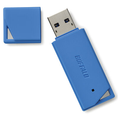 USB3.1（Gen1）/USB3.0対応 USBメモリー バリューモデル 64GB ブルー RUF3-K64GB-BL