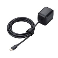 ノートPC用ACアダプター/USB充電器/USB Power Delivery/65W/USB-Cケーブル一体/2.0m/スイングプラグ/ブラック ACDC-PD8665BK